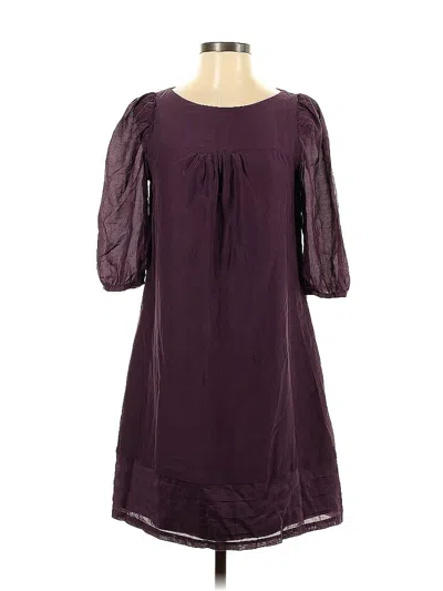 Pre-owned Stile Benetton Casual Dress In Burgundy