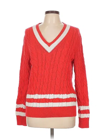 Pre-owned Stile Benetton Pullover Sweater In Red