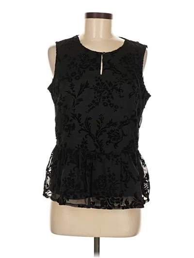 Pre-owned Stile Benetton Sleeveless Blouse In Black