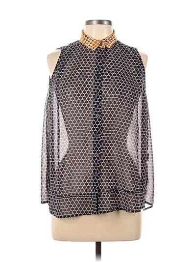 Pre-owned Stile Benetton Sleeveless Blouse In Blue