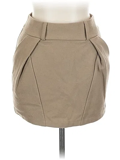 Pre-owned Stile Benetton Wool Skirt In Brown