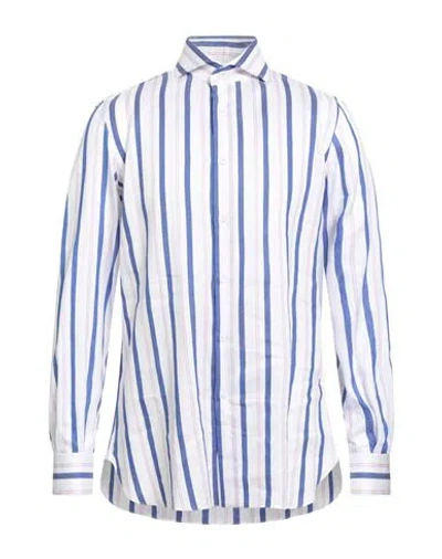 Stile Latino Man Shirt White Size 17 ½ Cotton, Linen