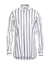 Stile Latino Man Shirt White Size 17 ½ Cotton, Linen In White