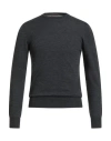 Stile Latino Man Sweater Charcoal Size 38 Wool In Gray