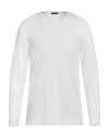 Stile Latino Man Sweater Ivory Size 46 Linen, Cashmere, Silk In White