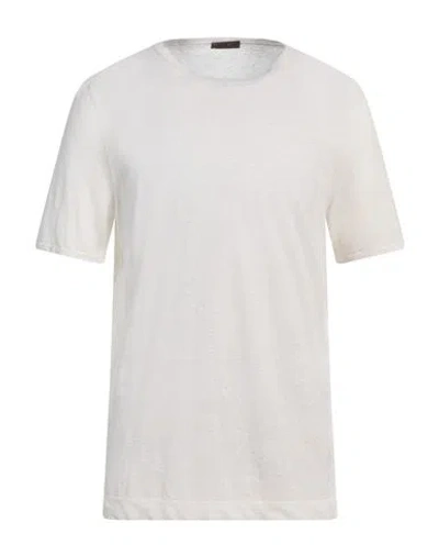 Stile Latino Man Sweater White Size 44 Linen, Cashmere, Silk