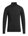 Stile Latino Man Turtleneck Grey Size 44 Wool In Black
