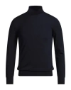 Stile Latino Man Turtleneck Navy Size 38 Wool In Blue
