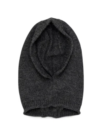 Still By Hand Knitted Balaclava In Gray