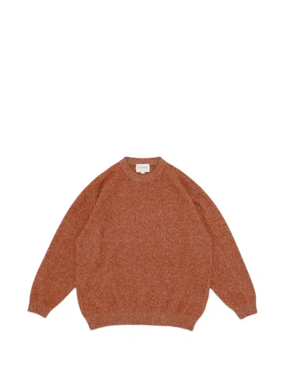 Still By Hand Mélange-knit Sweater In Black