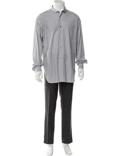 Pre-owned Still By Hand Striped Long Sleeve Shirt In White