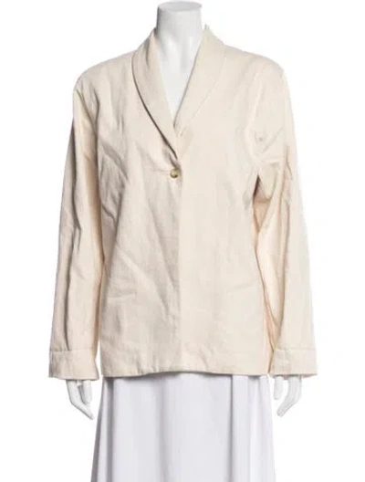 Pre-owned Still Here Blazer In Neutrals