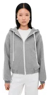 Still Here Boyfriend Zip In Grey Grey In Gray