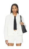 Still Here Coach Jacket In White