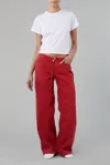 Still Here Cool Jeans In Brick In Red