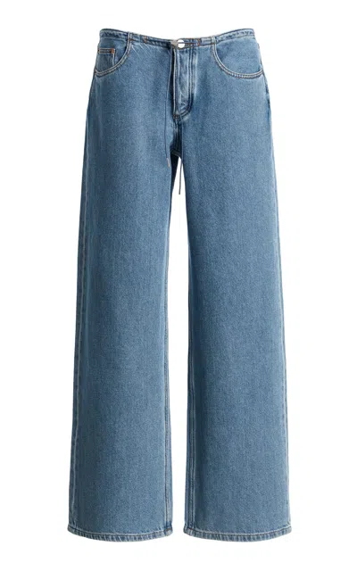 Still Here Cool Low-rise Jeans In Blue