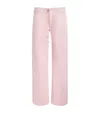 Still Here Cool Wide-leg Jeans In Pink