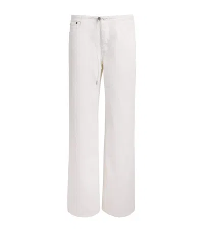Still Here Cool Wide-leg Jeans In White