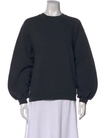 Pre-owned Still Here Crew Neck Long Sleeve Sweatshirt In Gray