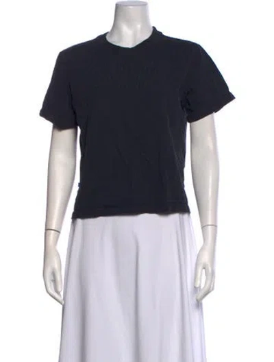 Pre-owned Still Here Crew Neck Short Sleeve T-shirt In Black