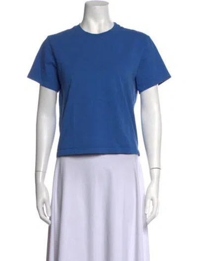 Pre-owned Still Here Crew Neck Short Sleeve T-shirt In Blue