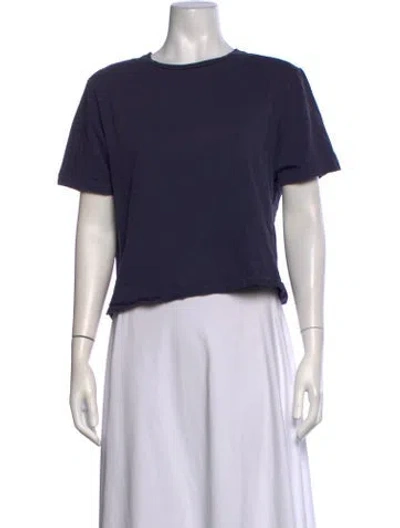Pre-owned Still Here Crew Neck Short Sleeve T-shirt In Blue