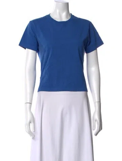 Pre-owned Still Here Crew Neck Short Sleeve T-shirt In Blue
