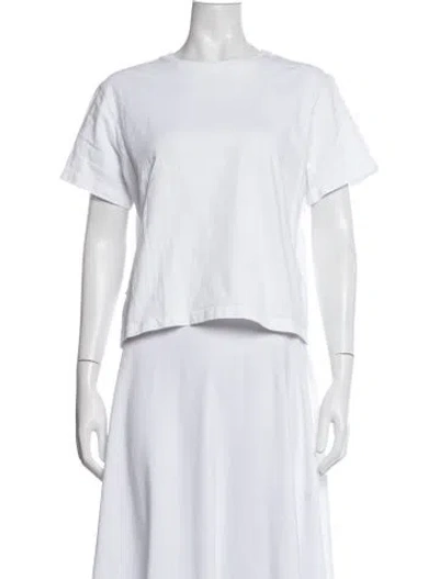 Pre-owned Still Here Crew Neck Short Sleeve T-shirt In White