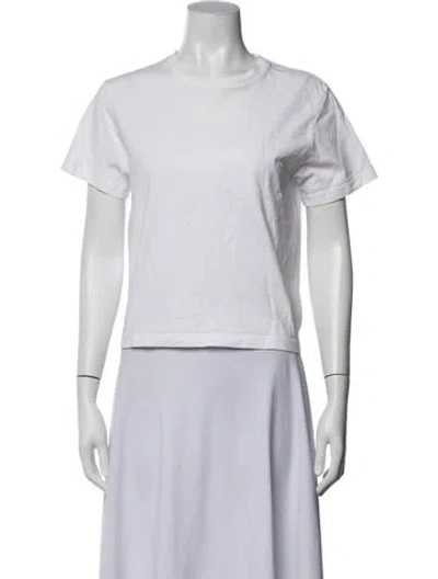 Pre-owned Still Here Crew Neck Short Sleeve T-shirt In White