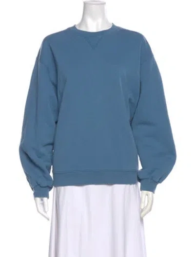 Pre-owned Still Here Crew Neck Sweater In Blue