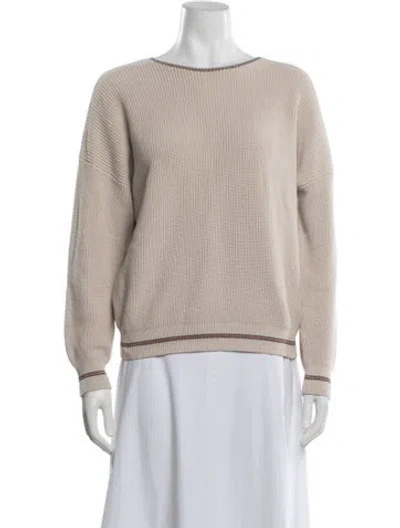 Pre-owned Still Here Crew Neck Sweater In Neutrals