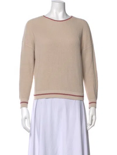 Pre-owned Still Here Crew Neck Sweater In Neutrals