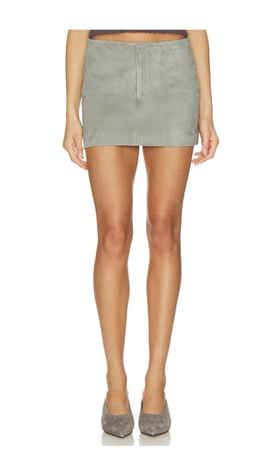 Still Here Date Skirt In Neutral