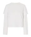 Still Here Double Cotton-jersey T-shirt In White