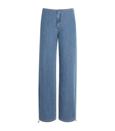 STILL HERE STILL HERE DRAWSTRING SPORT WIDE-LEG JEANS