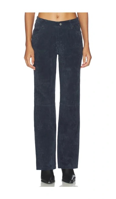 Still Here Everyday Straight In Navy Suede