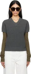 Still Here Gray Hotel Sweater In Slate