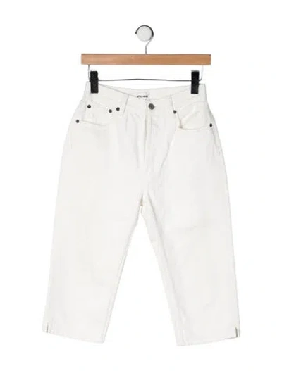 Pre-owned Still Here High-rise Straight Leg Jeans In Multicolor