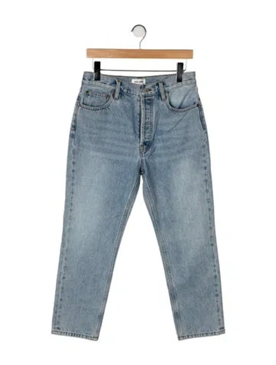 Pre-owned Still Here High-rise Straight Leg Jeans W/ Tags In Blue