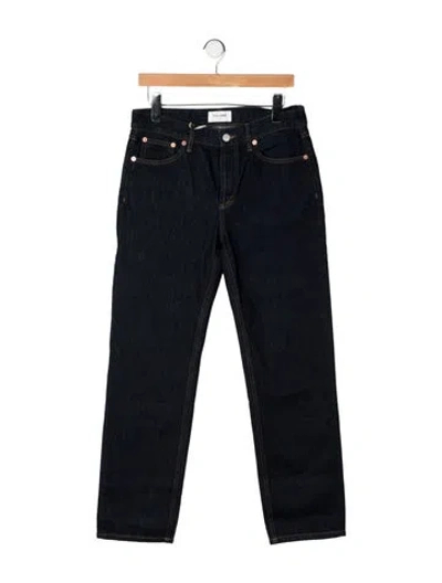 Pre-owned Still Here High-rise Straight Leg Jeans W/ Tags In Blue