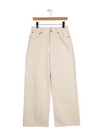 Pre-owned Still Here High-rise Straight Leg Jeans W/ Tags In Neutral