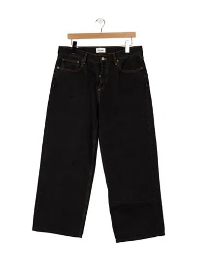 Pre-owned Still Here High-rise Wide Leg Jeans W/ Tags In Black