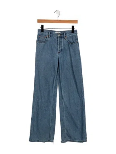 Pre-owned Still Here High-rise Wide Leg Jeans W/ Tags In Blue