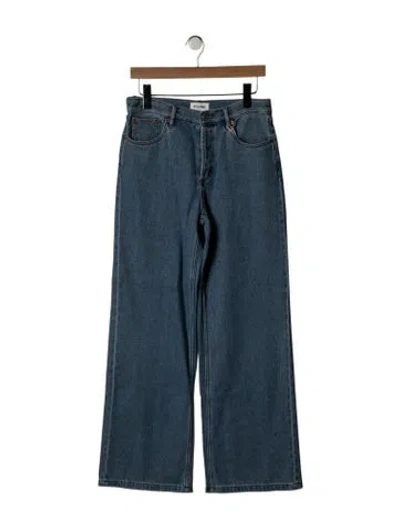 Pre-owned Still Here High-rise Wide Leg Jeans W/ Tags In Blue