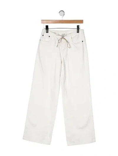 Pre-owned Still Here High-rise Wide Leg Jeans W/ Tags In Neutrals