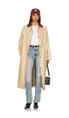 Still Here Kent Trench Coat In Neutral