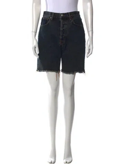 Pre-owned Still Here Knee-length Shorts In Blue