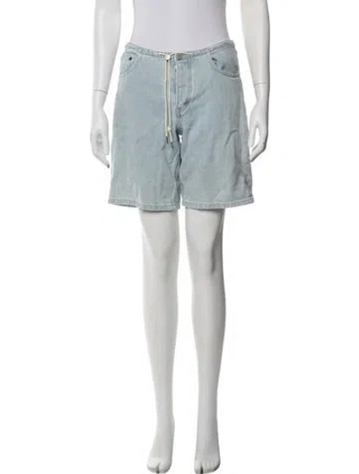 Pre-owned Still Here Knee-length Shorts In Blue