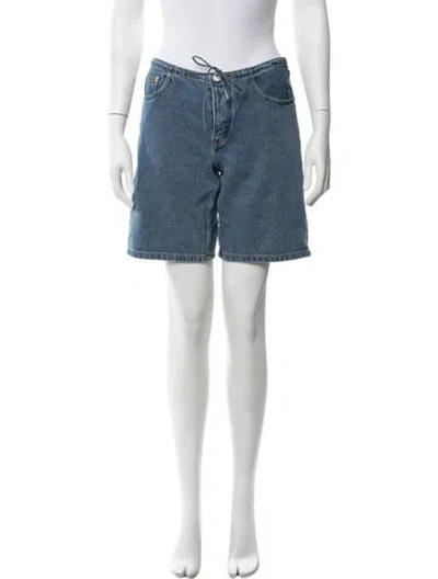 Pre-owned Still Here Knee-length Shorts In Blue