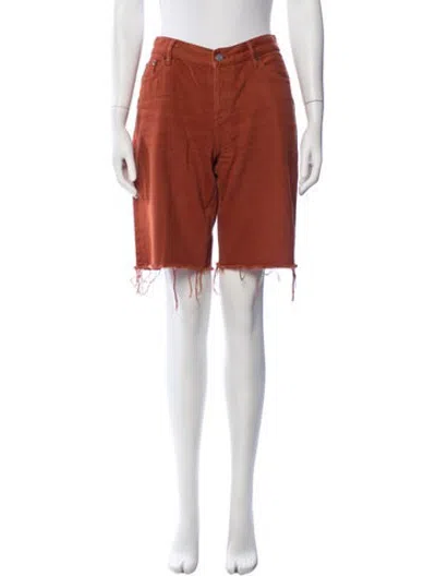 Pre-owned Still Here Knee-length Shorts In Orange